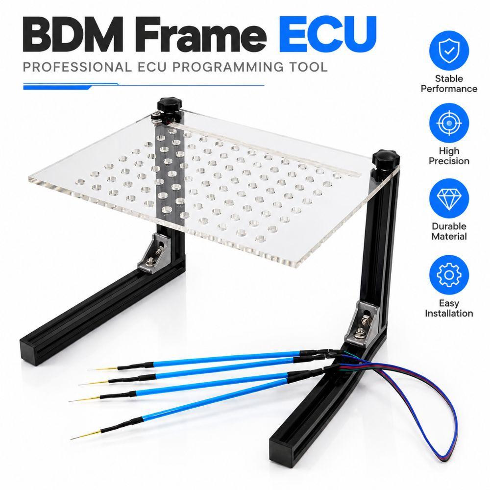 Acrylic Plate BDM Frame Aluminum Frame ECU Test Bench Durable BDM Probe Pen  for FGTECH KTAG KESS