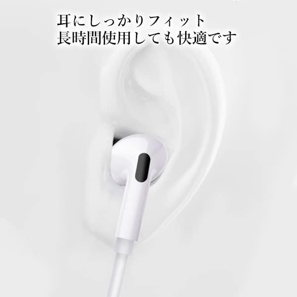 Wired Headphones with Stereo Mini with Microphone and for Teleworking and Android Devices 3.5mm Plug, In-Ear Type, Speaker,