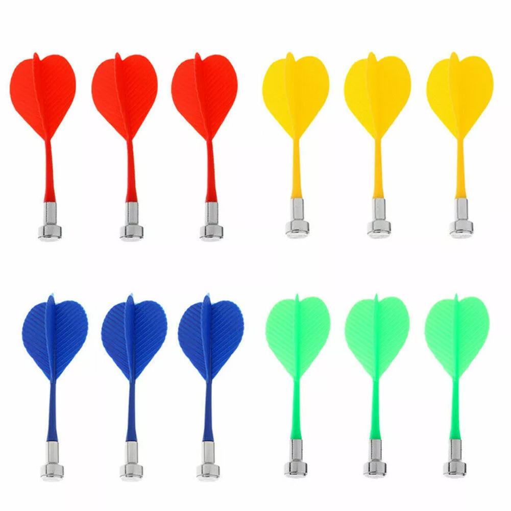12Pcs/Set Magnetic Darts Safety Replacement Darts For Magnetic Board Indoor Game Accessories Adults Kids Toys Gift