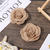 Home Decor Party Supplies Handmade Flowers Natural Hessian Retro Wedding Decoration Jute Burlap
