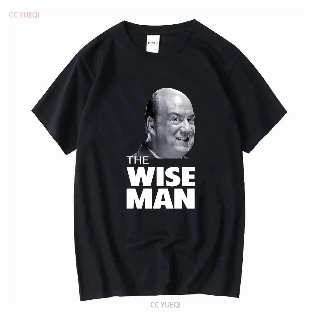 Paul Heyman The Wise Man Black T shirt vintage Washed Unisex Slightly Stretched designer clothes graphic homme Casual Stylish