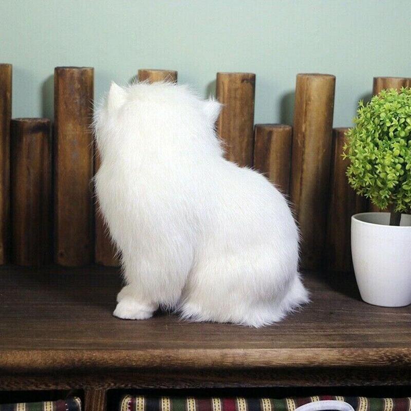 1 шт., игрушка-симулятор персидского кота, милый персидский кот, реалистичная плюшевая игрушка, детский подарок, настольная игрушка, украшение