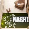 Логотип Nash Fishing Коврик для пола Коврик для ванной Комната для детей Спальня Декорация Балкон Противоскользящий Дверной коврик Гостиная Прикроватные коврики
