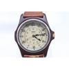Б/у [W314-12] Рабочее состояние Батарейка заменена TIMEX Мужские наручные часы с датой кожаный ремешок