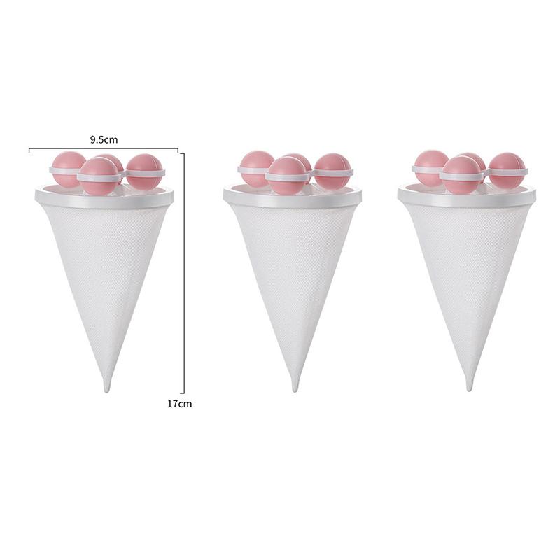 3Pcs/Set Washing Machine Filter Hair Lint Catcher Remove Dirt Laundry Ball Clothes Anti-Winding Cleaning Tool Household Products