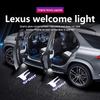 Светодиодная подсветка логотипа двери автомобиля, Welcome Shadow Light для ES RX GX LS LX IS GS RC UX LM ES250 ES300 ES260, Лазерный проектор, Ghost Light