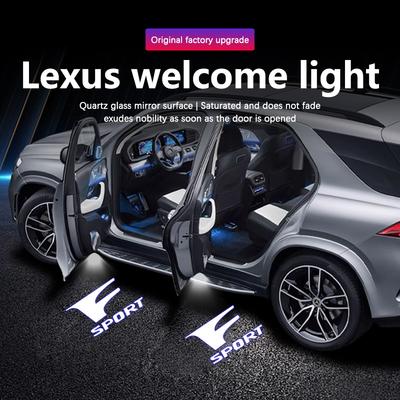Светодиодная подсветка логотипа двери автомобиля, Welcome Shadow Light для ES RX GX LS LX IS GS RC UX LM ES250 ES300 ES260, Лазерный проектор, Ghost Light