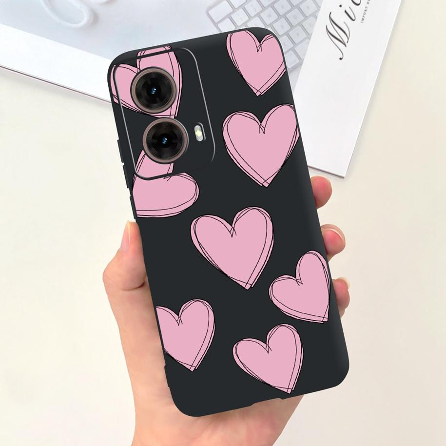 Для Motorola Moto G85 5G Чехол Милые Девочки-Астронавты Мягкий Силиконовый ТПУ Чехол для Телефона Для Moto G85 2024 Funda G 85 MotoG85 Матовый Чехол