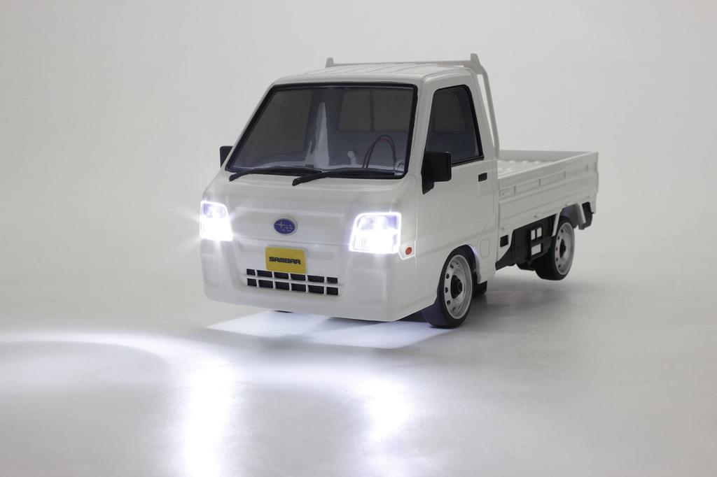 Kyosho Kyosho Egg Kyosho Egg в масштабе первой минуты Радиоуправляемый легкий грузовик Subaru Sambar Белый 66607 1/28 (6-е поколение) Мужской