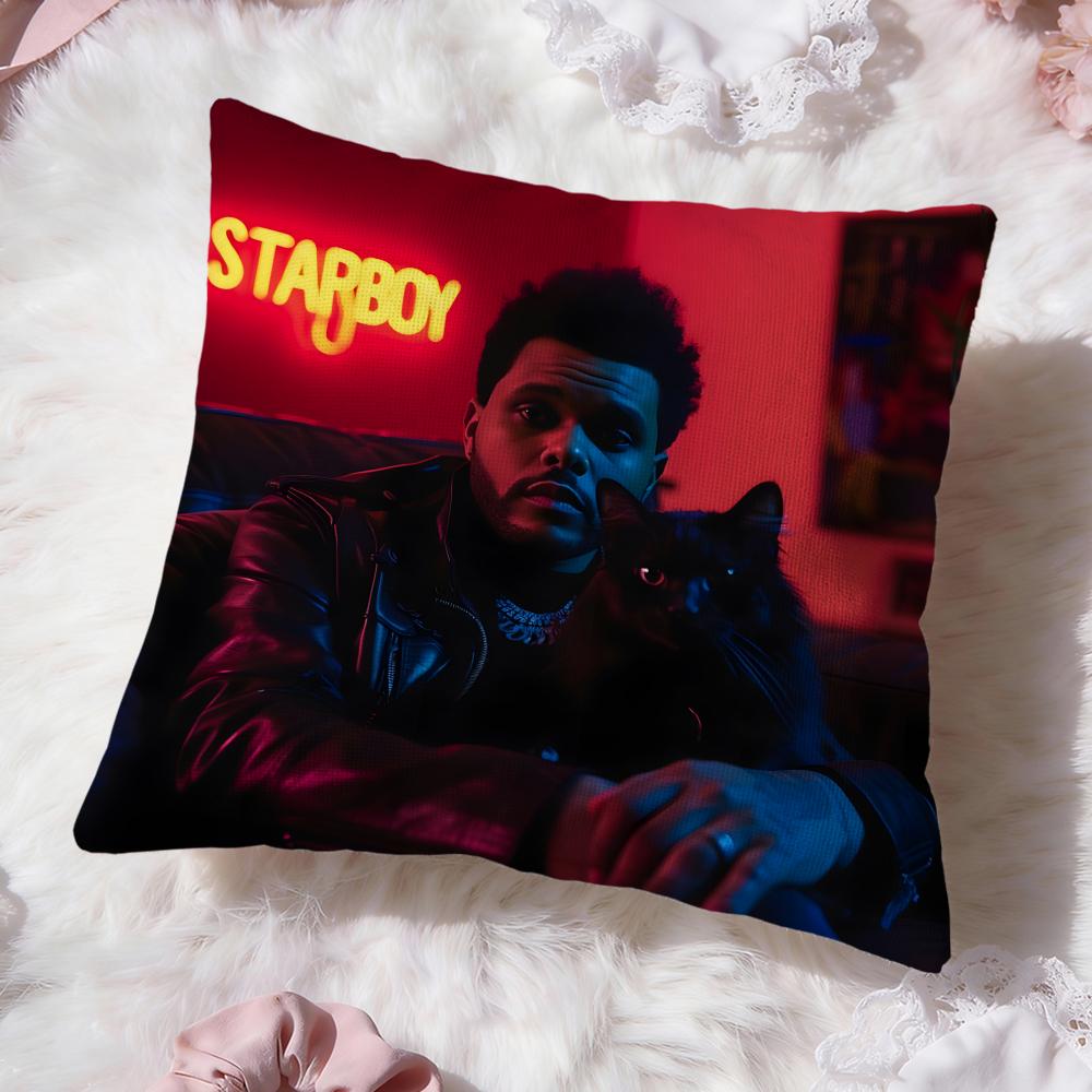 T-Певец The Weeknd Наволочка Премиум Комфорт Двусторонняя Наволочка - Дизайн Два в Одном для Любой Комнаты и Салона Автомобиля
