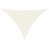 vidaXL Sonnensegel Oxford-Gewebe Dreieckig 3x4x4 m Creme