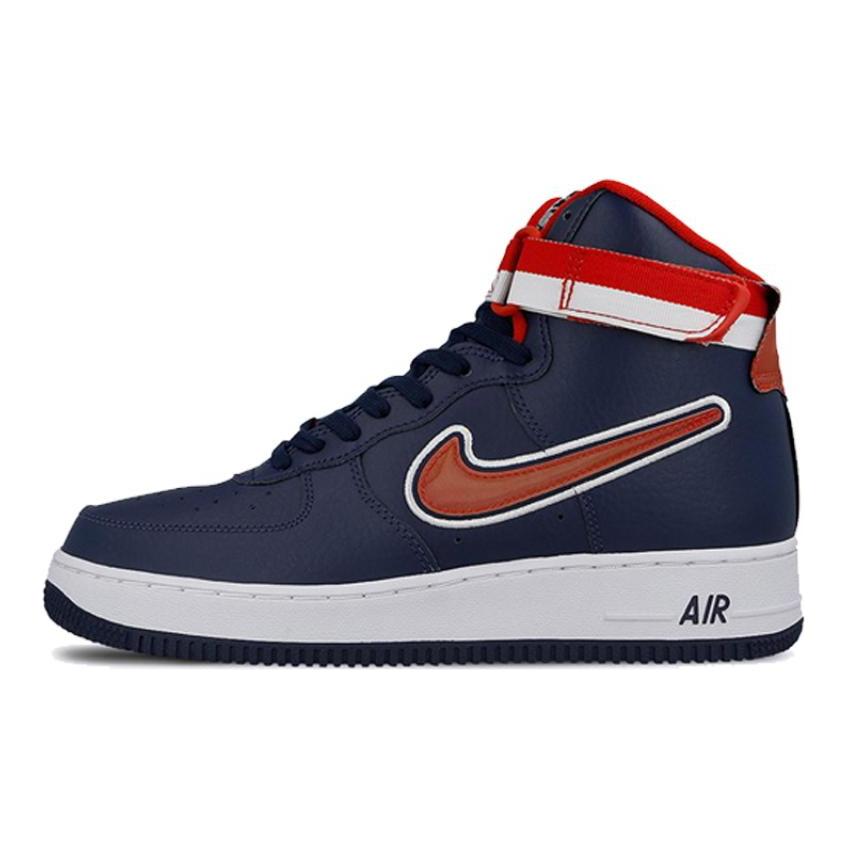 Nike Кроссовки Air Force 1 High Sport Nba Midnight Navy University Red AV3938-400
