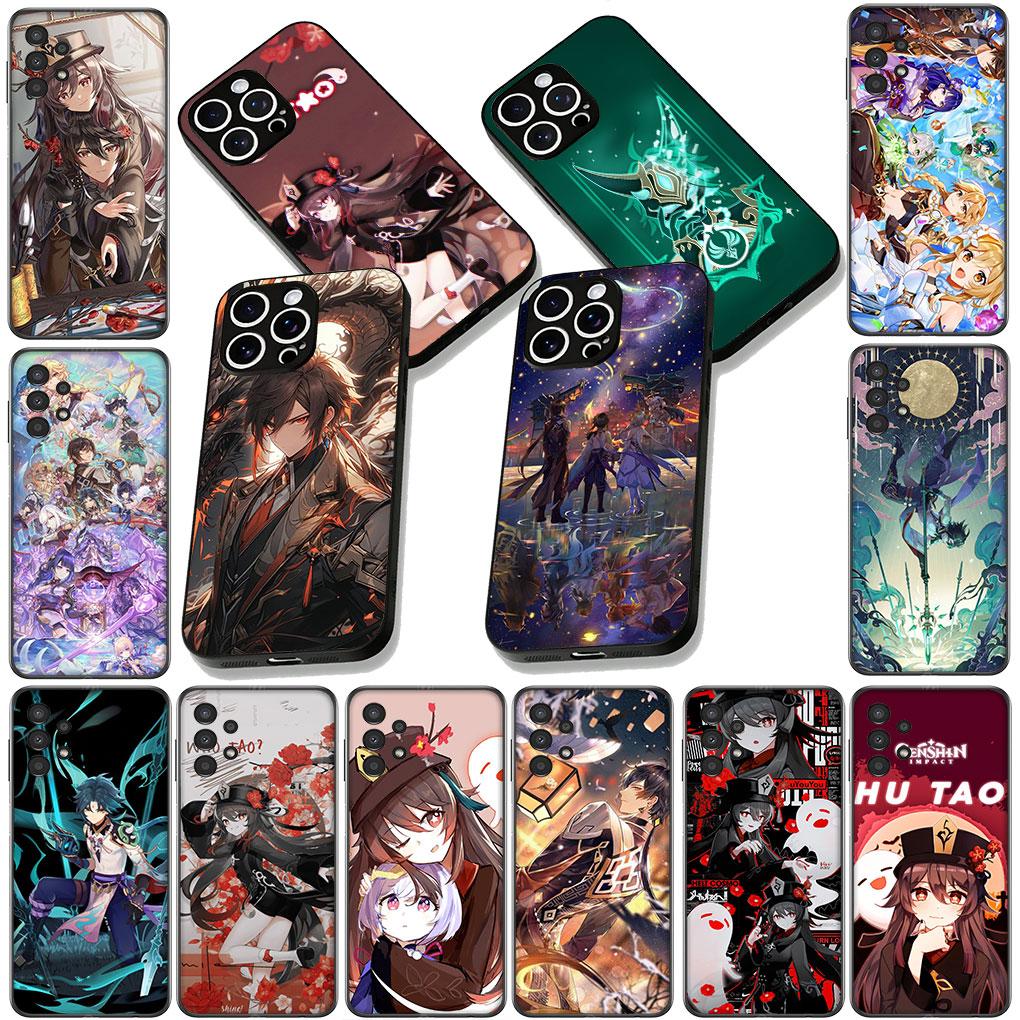 Phone Cover for Samsung Galaxy Note 20 9 8 S8 S10 S9 Plus A54 A33 A21S A31 M21 S10E A17 Case Zhong Li Genshins HuTao Xiao Impact