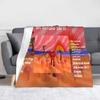 Bad Bunny Collage Puerto Rico Blankets Flannel Print  Breathable Lightweight Throw Blankets for Bed Outdoor Bedspread
