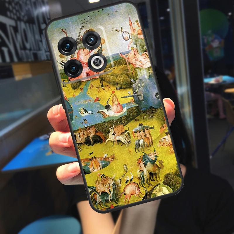 Hieronymus Bosch Art Funda For OnePlus 10T 8T 9RT 12 13 13R 11 9 10 Pro OnePlus Nord 4 CE 2 3 Lite N20 N30 Case