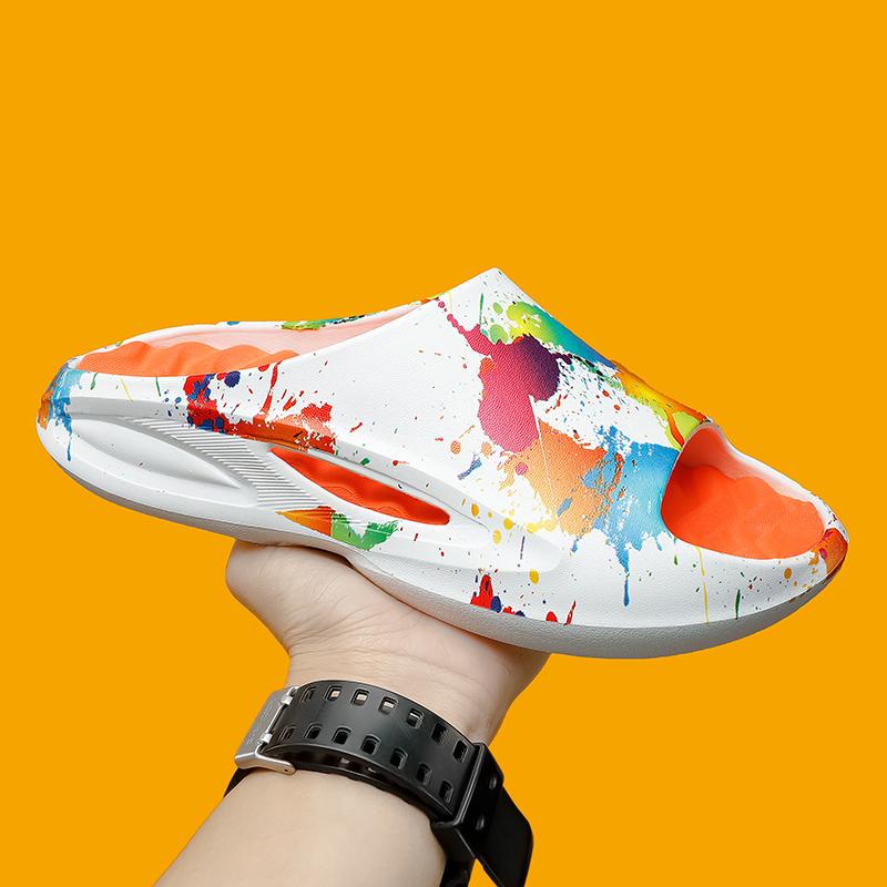 Летние нескользящие износостойкие дышащие повседневные сандалии и тапочки Модные легкие тапочки из ЭВА Пляжная обувь