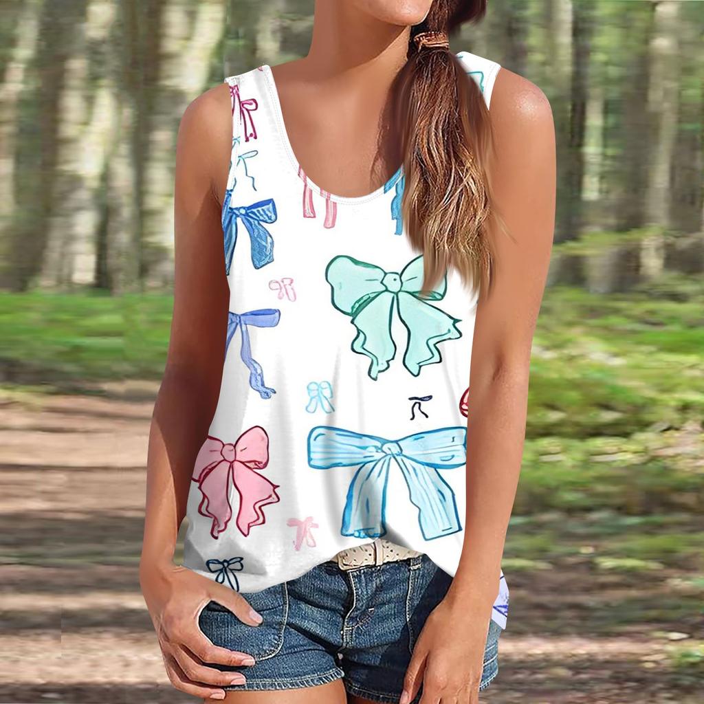 Женская майка, нарядные повседневные рубашки, летние свободные майки, милая модная одежда, блузки без рукавов