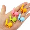 5Pcs/Set  Cute Snail Shape Silicone Tea Bag Clips Holder Tableware Tea Pot Decoration Drinkware
