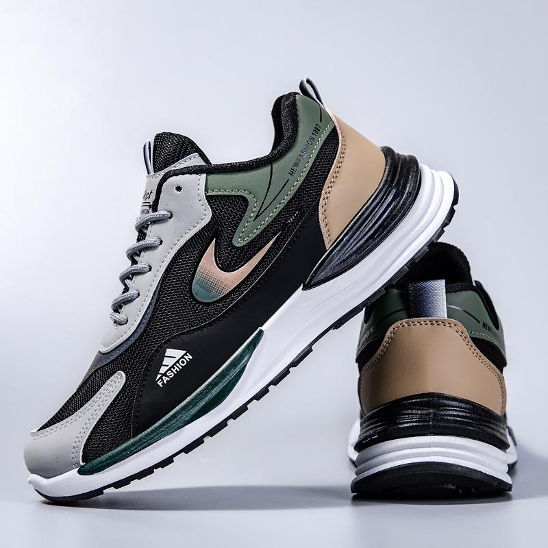 Мужская обувь 2025 новая мужская трендовая универсальная сетчатая повседневная обувь кроссовки молодежная трендовая обувь легкая спортивная обувь мужчины