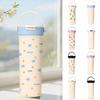 Bowknot Insulated Cup Stainless Steel Thermal Car Coffee Cup New Water Bottle  Travel
