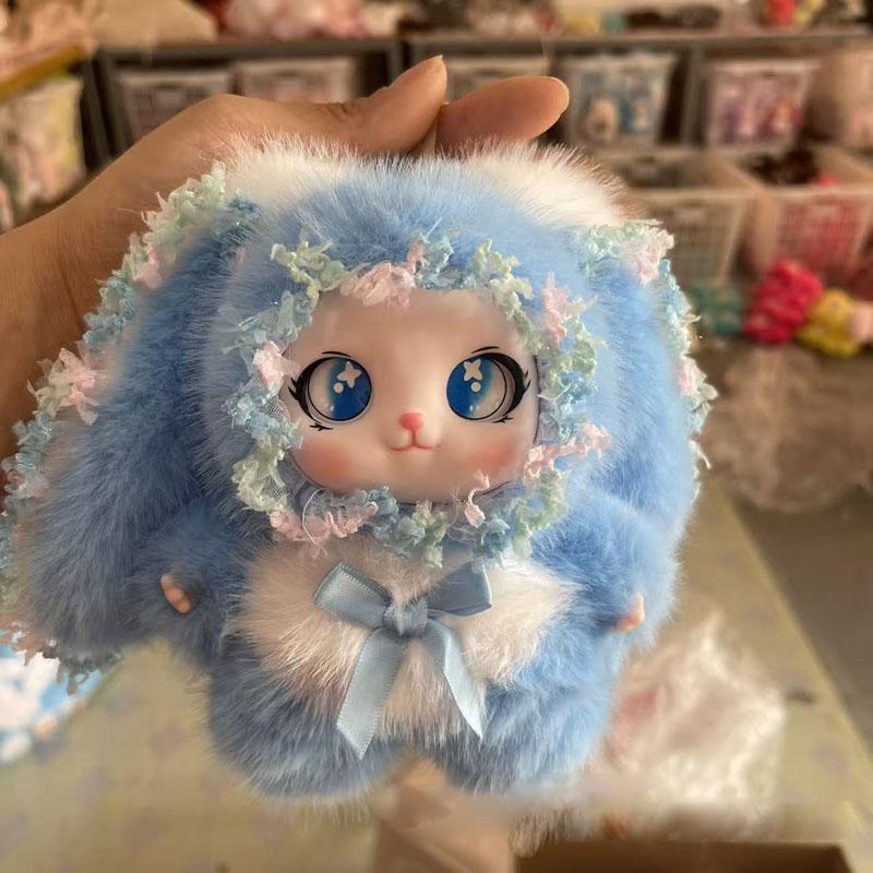 Плюшевая кукла-кролик Лоли, Милый плюшевый брелок-кролик, Kawaii украшение для автомата с игрушками, Брелок для сумки, Подарок