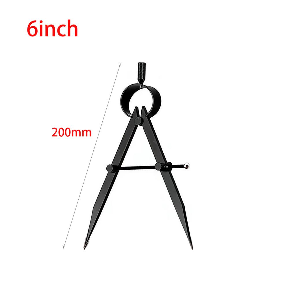Wing Divider with Spring Mechanism Adjustable Industrial Marking Gauge 6 8 10 12 14 Inch for Metalworking and Carpentry