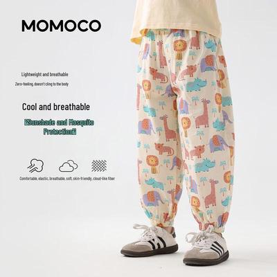 MOMOCO Летние повседневные плетеные брюки для мальчика с защитой от комаров