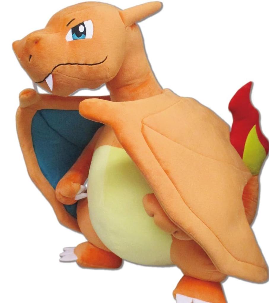 Sanei Boeki Pokemon Big More Extra Large Plush Charizard [Обновлен в 2023 году, без аксессуаров] Ш36 x Г50 x В49 см Мягкая игрушка Pokemon BM03