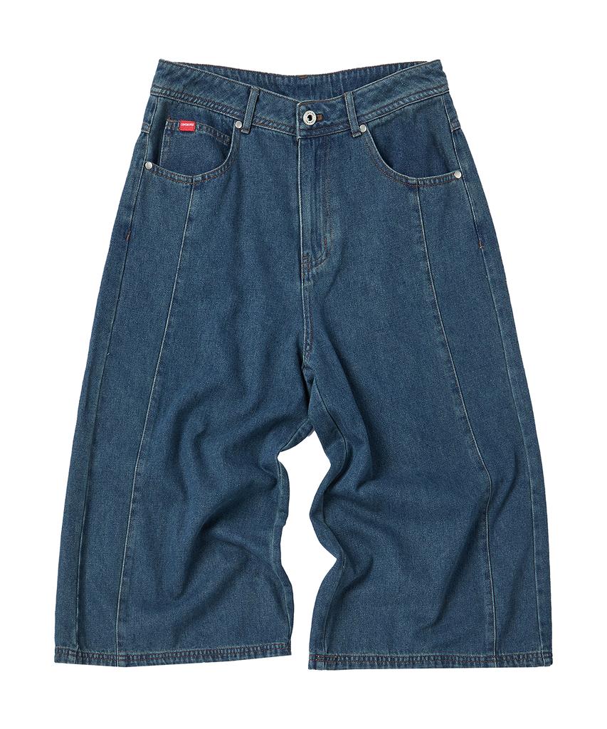 COMONINOZ W Bermuda Crop Pants [Blue]