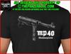 Футболка MP40 Версия 2 Немецкая винтовка WWII Унисекс