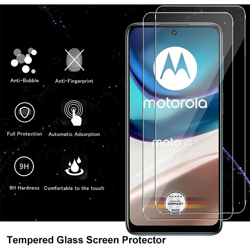 3PCS Screen Protector Motorola MOTO G10 G20 G30 G22 G31 G41 G50 G100 G200 E6I E7 E7I E20 E30 E40 E6 Plus Protective Tempered Glass HD 9H Hardness Anti