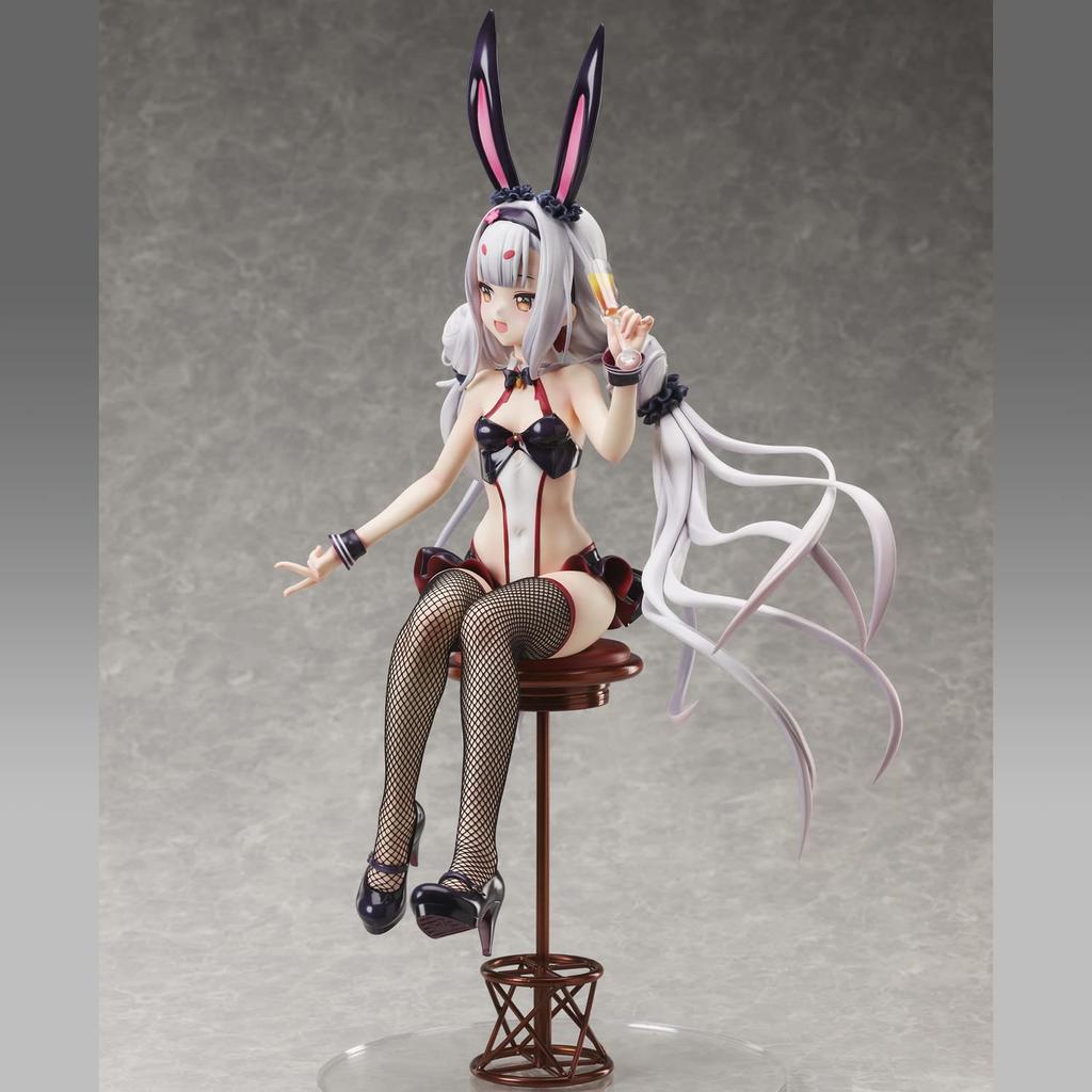 FREEing Azur Lane Shimakaze Fastest Bunny Invitation Scale Painted Complete Figure White B-style 1/4 PVC&ABS