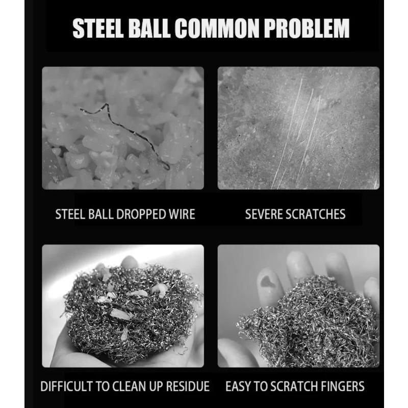 1pc 2size 316 Cast Iron Cleaner Kitchen Clean Pot Pans Stainless Steel Washing Supplies Microwave Cleaning Tools Household Goods