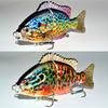 5,7-дюймовая рыболовная приманка, приманка для плавания, солнечная рыба, рыболовный крючок, приманка для мускусного окуня