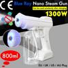 110 В/220 В 1300 Вт 800 мл CE Бытовой Портативный Беспроводной Опрыскиватель Машина Синий Свет Нано Паровой Пистолет-распылитель