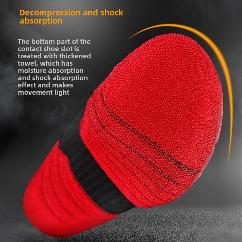Мужские утолщенные носки для спорта на осень и зиму для бега, баскетбола, бадминтона, короткие носки