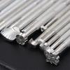 20 шт., несколько узоров, штамп для печати по коже, инструмент для резьбы по коже, ручная работа