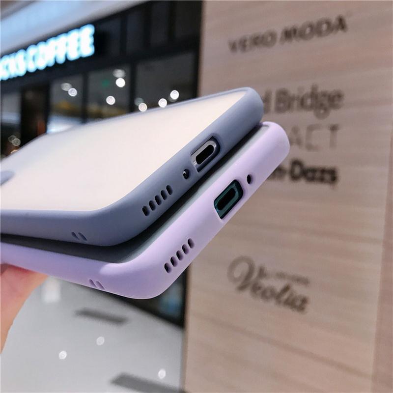 Мятный гибридный простой матовый бампер чехол для телефона Samsung S25 Ultra S24 FE S23 S22 A56 A36 A35 A16 A55 A26 A35 5G чехол противоударный силиконовый прозрачный чехол