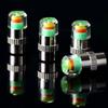 Lot de 8 bouchons de valve avec indicateur de pression des pneus de voiture 3 couleurs QIEDOVIEY
