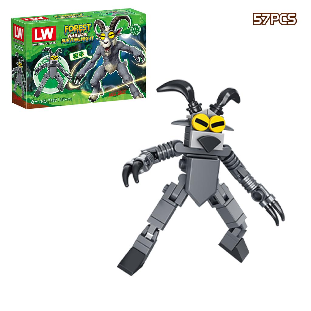 Новый набор строительных блоков «99 ночей в лесу», модель для сборки, коллекция «99 ночей в лесу», кубики для детей, фанатов, подарки