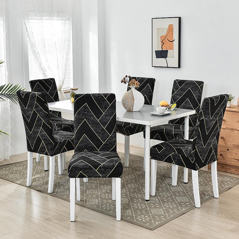 Чехол на стул для столовой, эластичный чехол на стул для столовой, чехол на сиденье Parsons, эластичный чехол на стул для столовой, кухни, 1/2/4/6 шт.