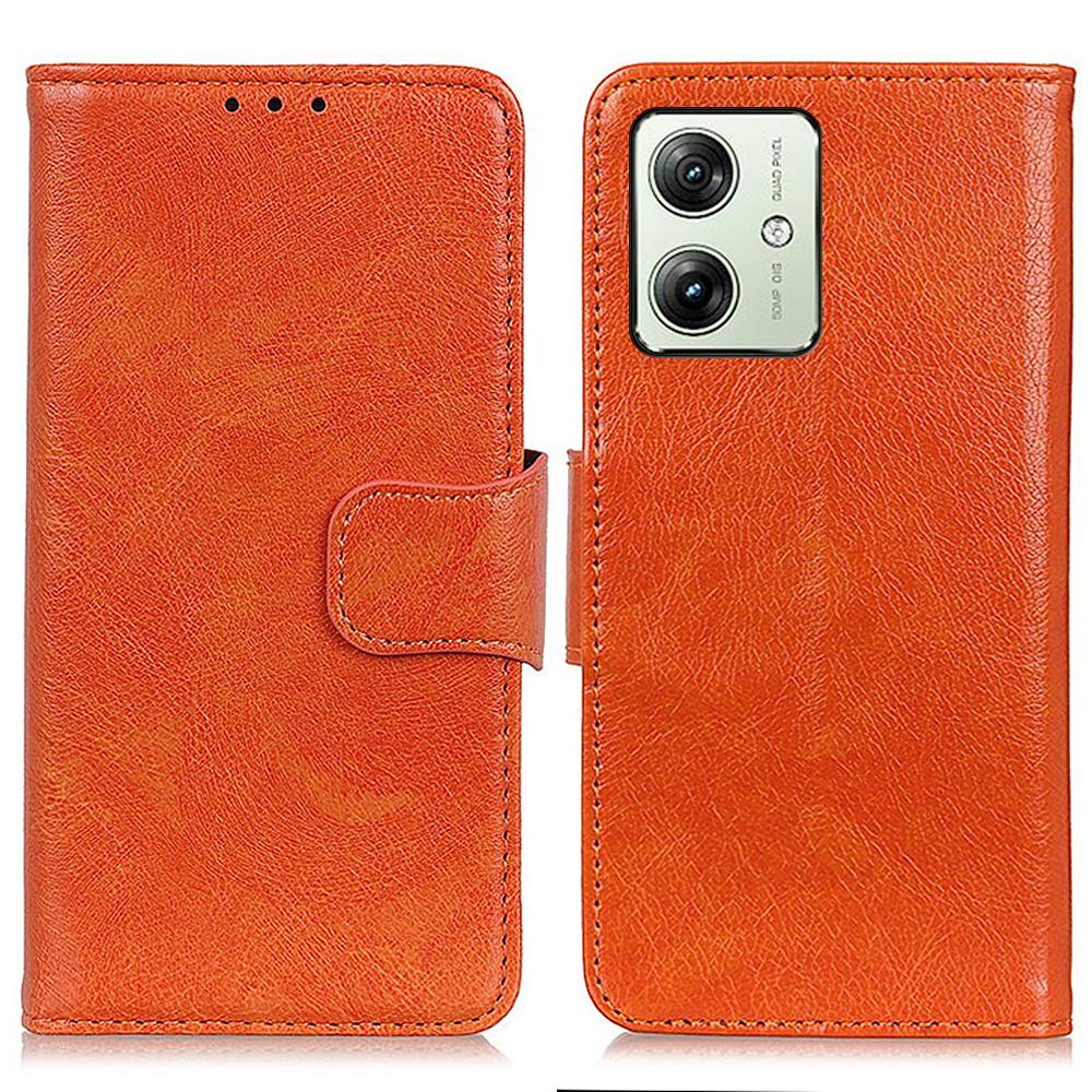 For Motorola Moto G64 5G/G54 Power 5G Case Nappa Texture Split Leather Wallet Phone Cover