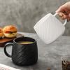 Simple Ceramic Mug Matte Stone Pattern Drinking Cup Niche Neutral Tea Cup Coffee Cup Home Couple Cup