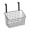 1Pcs Black White Iron Storage Basket Grid Kitchen Storage Rack  Seasoning Bottle