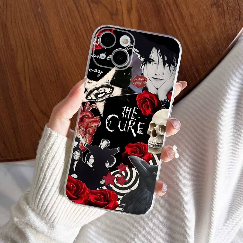 Горячий Классический Рок Чехол Для Телефона Группы The C-CureS Для IPhone 17 16 15 14 13 12 11 Pro Max Plus Мягкая Крышка Персонализированный DIY