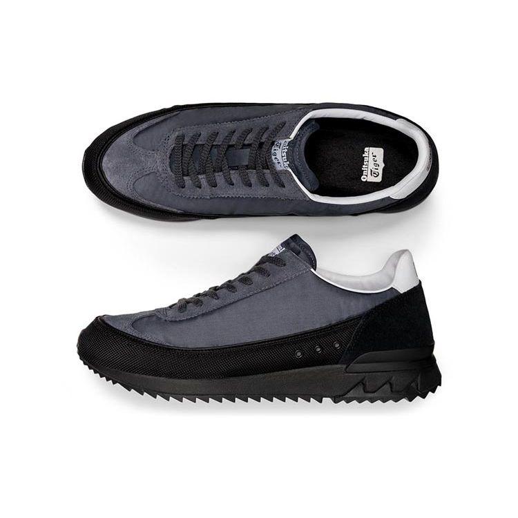 ONITSUKA TIGER Hsinti Холщовые Легкие Удобные Амортизирующие Нескользящие Низкие Повседневные Кроссовки Унисекс Серый Черный 1183A387-044