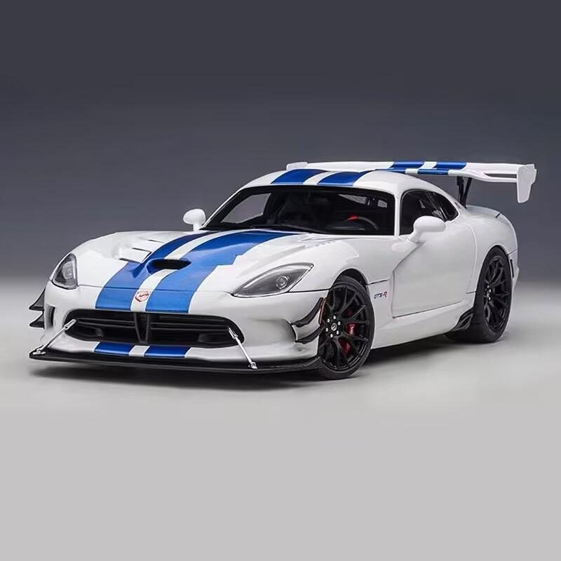 1/32 Dodge Viper ACR SRT Модель спортивного автомобиля из сплава Литые металлические трековые гоночные автомобили Модель автомобиля Звук Свет Симуляция Детские подарки