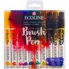 Talens Ecoline Brush Pens Dark Colors 10 Pcs