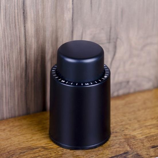 Пробка для винных бутылок 2-в-1 вакуумный насос укупорщик винных пробок с записью шкалы времени многоразовый винный накопитель сохранение свежести на 14 дней