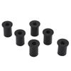 6pc M6 Durable Rubber Well Nuts Windshield Bolts for Motorcycles Kayak Canoe Boats
